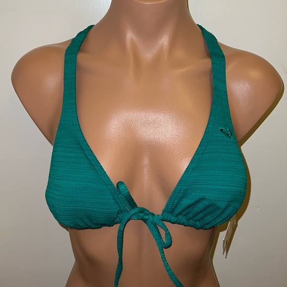 NWT Roxy bikini top bra size M front tie - Picture 3 of 4